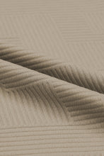 Load image into Gallery viewer, Apricot khaki Textured Loose Fit T Shirt and Drawstring Pants Set