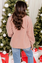 Load image into Gallery viewer, Pink Sherpa Contrast Trim Zipped Pocket Jacket
