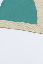 Load image into Gallery viewer, Multicolor Colorblock Ribbed Trim Round Neck Sweater