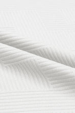 Load image into Gallery viewer, Bright White Textured Loose Fit T Shirt and Drawstring Pants Set