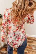 Load image into Gallery viewer, Vibrant Floral Print Chest Pocket Shirt
