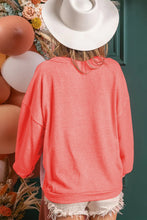 Load image into Gallery viewer, Contrast Patchwork Kangaroo Pocket Sweatshirt