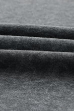 Load image into Gallery viewer, Gray Mineral Wash Kangaroo Pocket Drawstring Pullover Hoodie