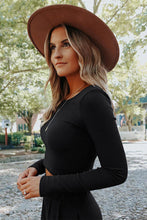 Load image into Gallery viewer, Solid Color Ribbed Crop Top Long Pants Set