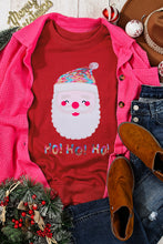 Load image into Gallery viewer, Fiery Red HO HO HO Sequined Santa Claus Sweatshirt