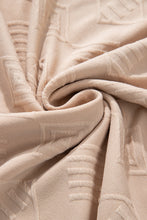 Load image into Gallery viewer, Parchment Plus Size Textured Drop Shoulder Crew Neck Sweatshirt