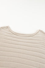 Load image into Gallery viewer, Exposed Seam Ribbed Knit Dolman Sweater