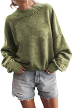 Load image into Gallery viewer, Green Drop Shoulder Crew Neck Pullover Sweatshirt