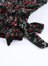 Load image into Gallery viewer, Multicolor Floral Ruffled Crop Top and Maxi Skirt Set