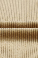 Load image into Gallery viewer, Khaki Aztec Print Patchwork Frayed Edge Corduroy Jacket