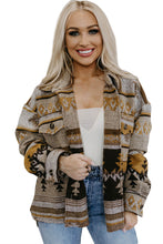 Load image into Gallery viewer, Western Aztec Print Jacket