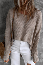 Load image into Gallery viewer, Slouchy Dolman Sleeve High Low Sweater