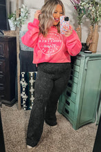 Load image into Gallery viewer, Gray Plus Size High Waist Slim Fit Flare Pants