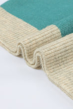 Load image into Gallery viewer, Multicolor Colorblock Ribbed Trim Round Neck Sweater