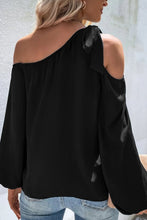 Load image into Gallery viewer, Knotted Asymmetric Off Shoulder Blouse