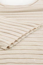 Load image into Gallery viewer, Exposed Seam Ribbed Knit Dolman Sweater