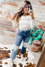 Load image into Gallery viewer, Mesh Patchwork Long Sleeve Bodysuit