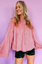 Load image into Gallery viewer, Thunder Bolt Sequin Oversized Hoodie