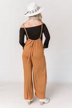 Load image into Gallery viewer, High Rise Wide Leg Suspender Pants