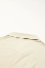Load image into Gallery viewer, Apricot Plus Size Leopard Sleeve Raw Hem Denim Jacket
