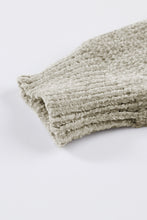 Load image into Gallery viewer, Gray Buttons Front Pocketed Sweater Cardigan