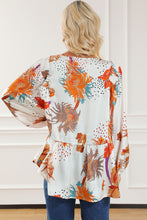 Load image into Gallery viewer, Multicolour Floral Print V Neck Babydoll Blouse