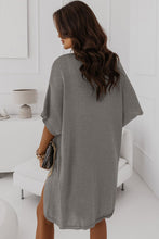 Load image into Gallery viewer, Dolman Half Sleeve Pocketed Long Cardigan