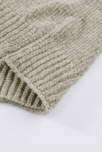 Load image into Gallery viewer, Gray Buttons Front Pocketed Sweater Cardigan