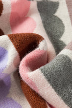 Load image into Gallery viewer, Gray Wave Striped Balloon Sleeve Drop Shoulder Sweater