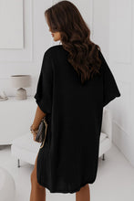 Load image into Gallery viewer, Dolman Half Sleeve Pocketed Long Cardigan