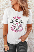 Load image into Gallery viewer, White IN MY SPOOKY ERA Halloween Ghost Graphic Tee