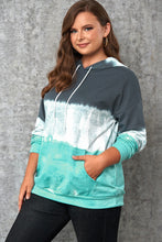 Load image into Gallery viewer, Gray Gradient Colorblock Pullover Hoodie
