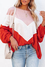 Load image into Gallery viewer, Oversized Chevron Knit Top