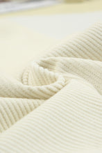 Load image into Gallery viewer, Beige Corduroy High Waist Straight Leg Pants