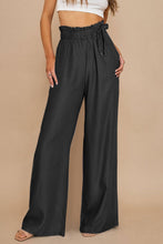 Load image into Gallery viewer, High Waist Pocketed Wide Leg Tencel Jeans