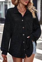 Load image into Gallery viewer, Waffle Knit Button Up Casual Shirt