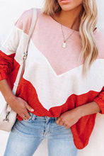 Load image into Gallery viewer, Oversized Chevron Knit Top