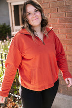 Load image into Gallery viewer, O-ring Zipper Pocketed Plus Size Sweatshirt