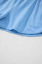 Load image into Gallery viewer, Beau Blue Striped Accent Pullover and Shorts Two Piece Casual Set