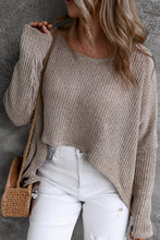 Load image into Gallery viewer, Slouchy Dolman Sleeve High Low Sweater