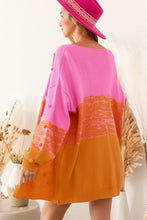 Load image into Gallery viewer, Multicolor Pompom Color Block Open Front Cardigan