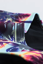 Load image into Gallery viewer, Beach Sunset Zip Front Half Sleeve One Piece Swimsuit