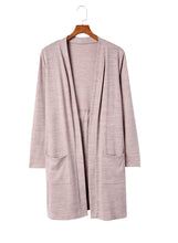 Load image into Gallery viewer, Tunic Back Open Front Cardigan with Pockets