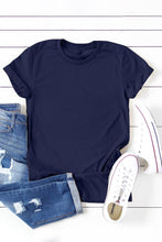 Load image into Gallery viewer, Solid Color Crew Neck Tee