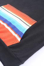 Load image into Gallery viewer, Multicolor Colorful Striped Patchwork Kangaroo Pocket Hoodie