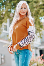 Load image into Gallery viewer, Sequin Patchwork Long Sleeve Top