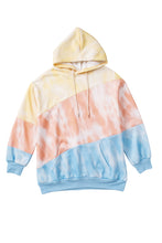 Load image into Gallery viewer, Colorblock Kangaroo Pocket Plus Size Hoodie