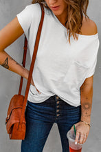 Load image into Gallery viewer, Pocketed Tee with Side Slits