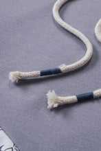 Load image into Gallery viewer, Floral Splicing Cowl Neck Hoodie