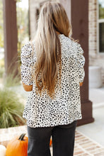 Load image into Gallery viewer, Smocking Detail Bubble Sleeve Blouse